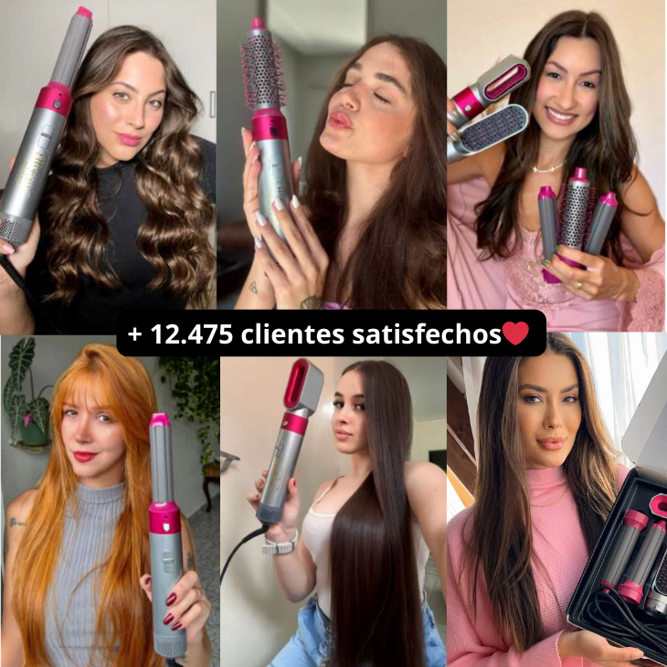 Cepillo Mágico para Cabello 5 en 1